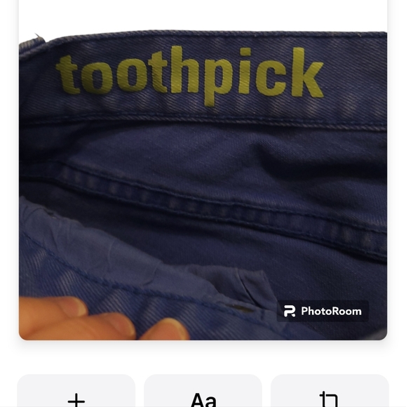 J Crew Toothpick Cropped Bright Blue Jeans, Size 27 - Picture 7 of 11